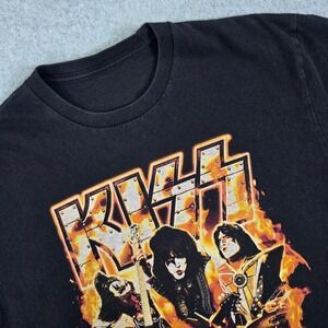 KISS End Of The Road World Tour T-Shirt Men's Large Black Excellent Concert Tee
